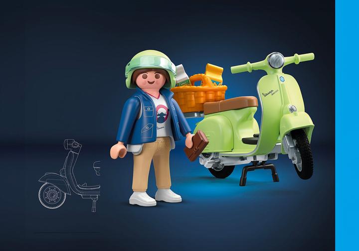 Actual product image Playmobil 1969 Vespa 150 Sprint Veloce (71621, Playmobil City Life)