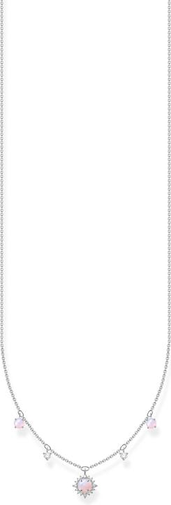 Produktbild Thomas Sabo Kette Vintage Opal-Imitation rosa schimmernd (925er Silber, 40 - 45 cm)