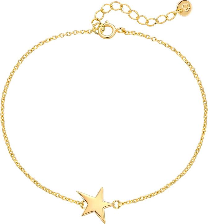 Immagine prodotto Glanzstücke München Bracciale da donna con stella in argento - 34454 (17 cm, Argento)