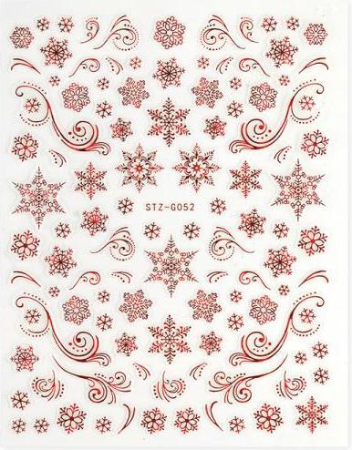 Actual product image BrillBird Christmas stickers "STZ-G052" (Nail varnish dryer)