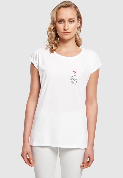 Immagine prodotto Merchcode Maglietta con spalla estesa K Heart da donna - 113383 (4XL)