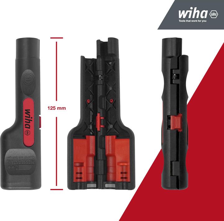 Produktbild Wiha Abisolierwerkzeug 6 bis 8 mm (125 mm)