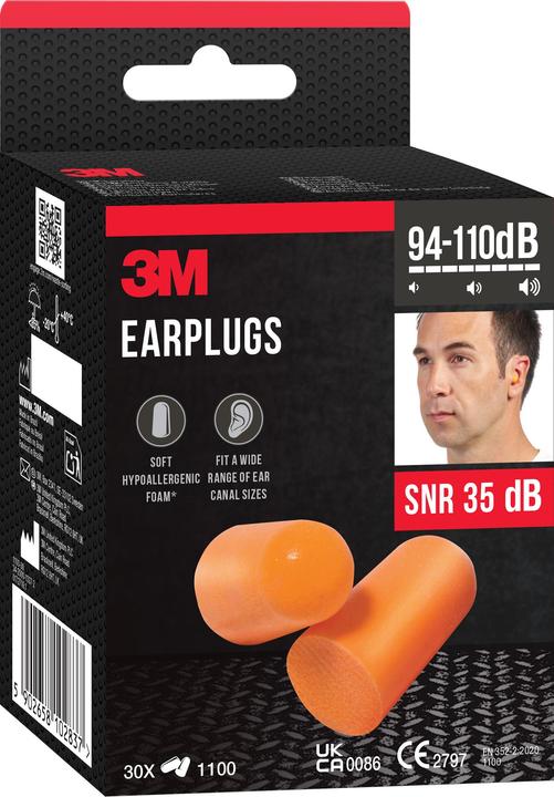 Image du produit 3M Bouchons d'oreille 1100C30 (30x)