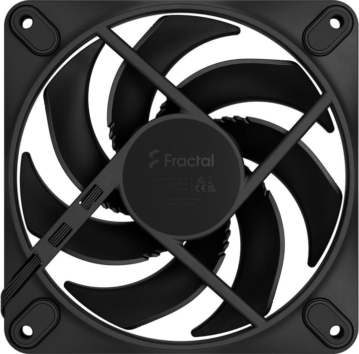 Produktbild Fractal D. Momentum 12 Black (120 mm, 1 x)