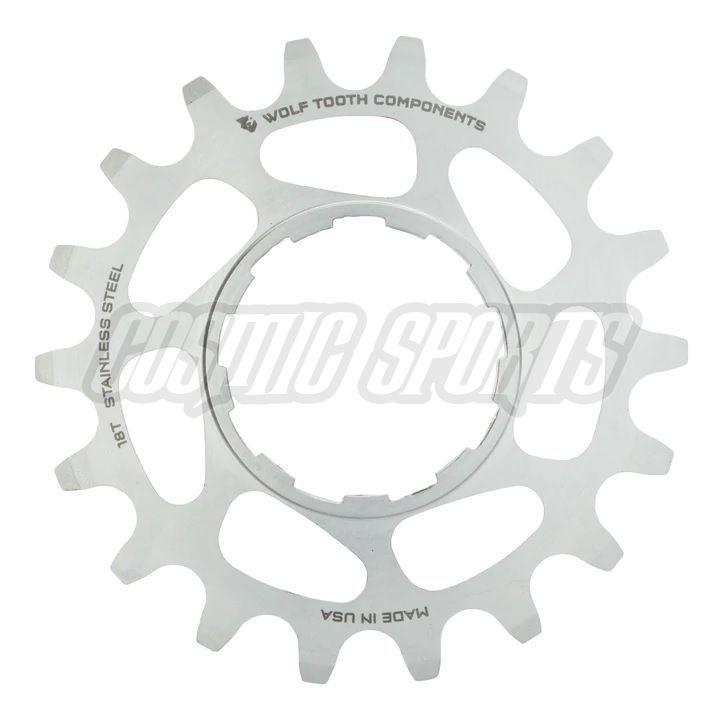 Actual product image Wolf Tooth Stainless steel single speed sprocket, 19 t, silver (19)