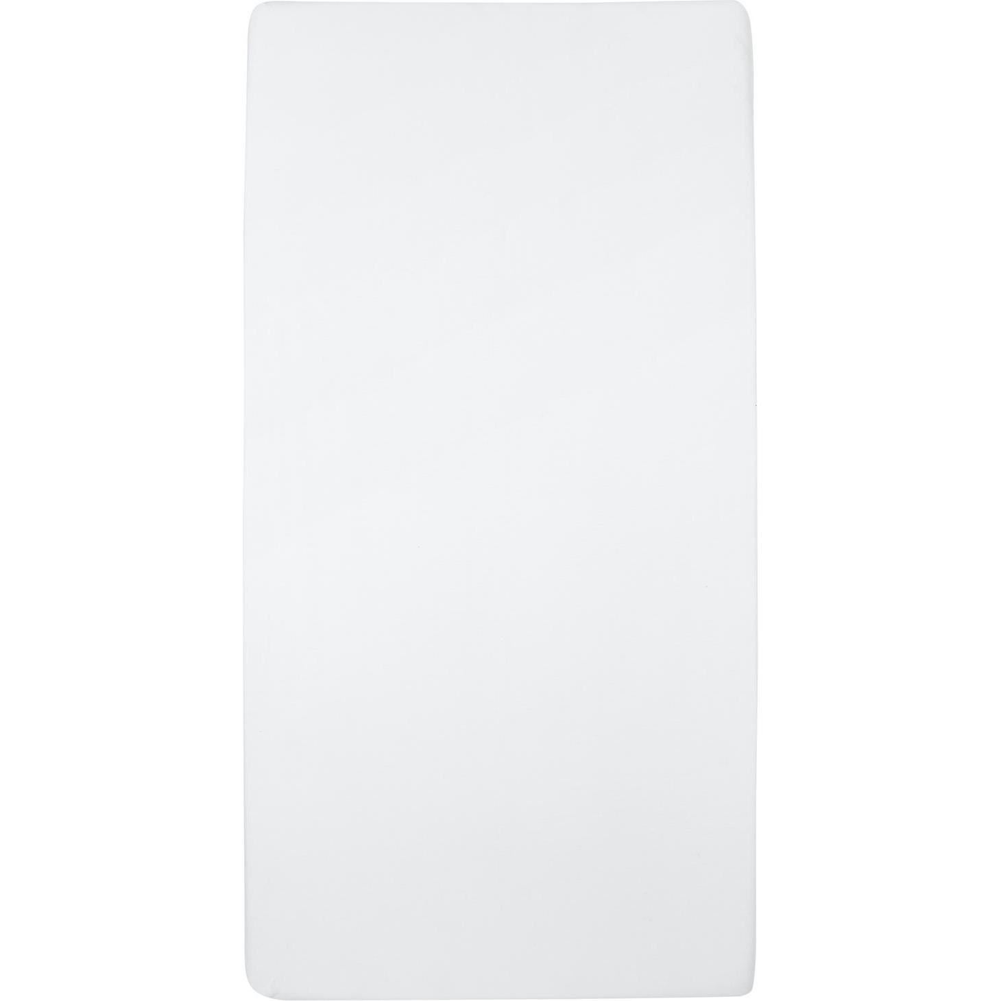 Meyco, Fixleintuch Babybett, Home jersey Spannbettlaken 120x200 weiss