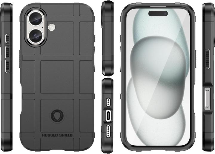Actual product image Screenguard Apple iPhone 16 Plus Rugged Shield case (Apple iPhone 16 Plus)