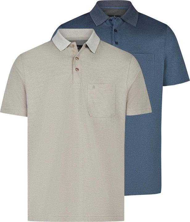 Beige, Dunkelblau