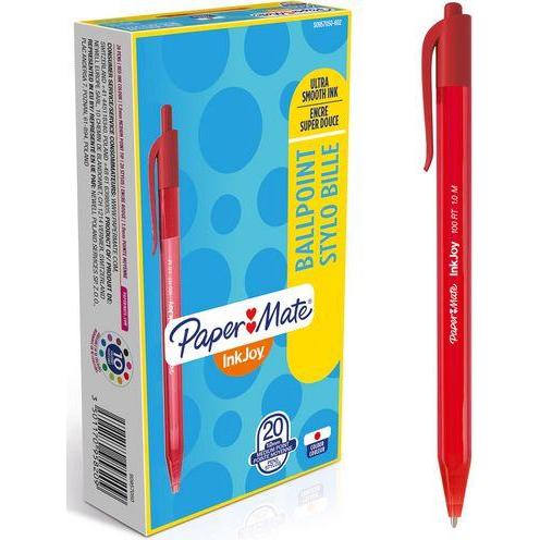 Thumbnail - Paper Mate, Schreibstifte, Inkjoy 100 RT (Rot, 20 x)