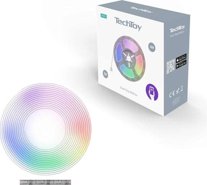 Immagine prodotto Tesla TSL-LIG-STRIP5M (Blu, Rosso, Verde, 500 cm, Interno)