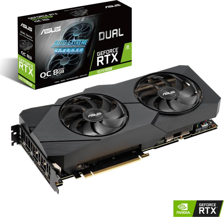 Image du produit ASUS Geforce RTX 2070S Dual O8G Evo (8 Go)
