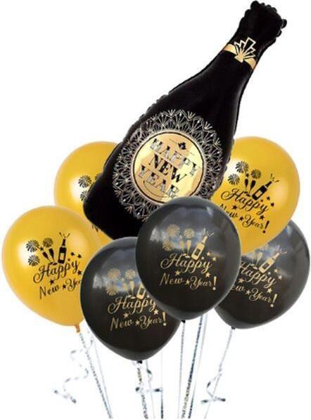 Actual product image MU Style 7 Piece Balloon Set New Year's Eve