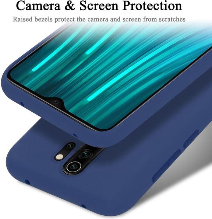 Actual product image Cadorabo TPU Liquid Silicone Case Cover (Xiaomi Redmi Note 8 Pro)