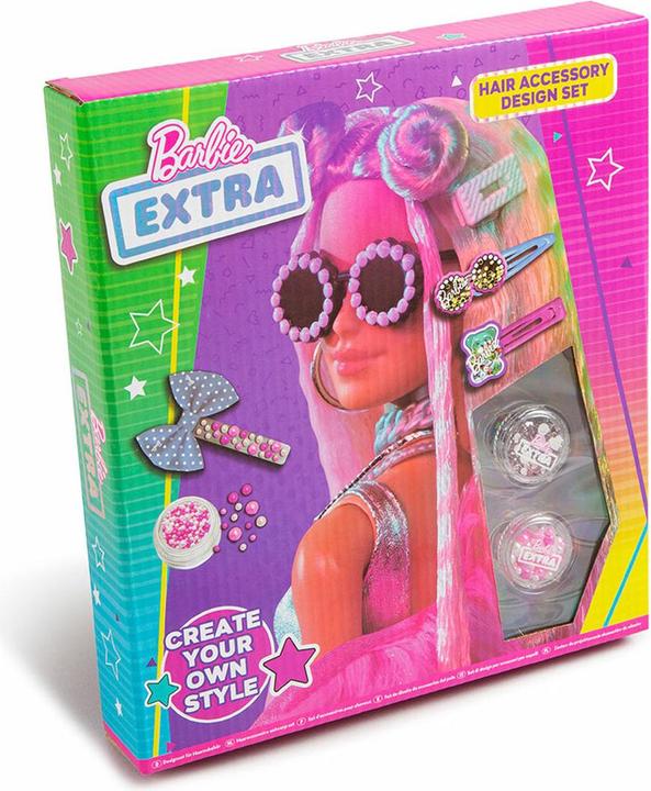 Actual product image Barbie Hair Accessories For Kids 18 Pieces