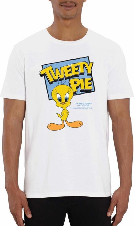 Actual product image Looney Tunes Mens Classic Tweety Cotton T-Shirt (XL)
