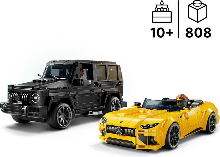 Produktbild LEGO Mercedes-AMG G 63 & Mercedes-AMG SL 63 (76924, LEGO Speed Champions)