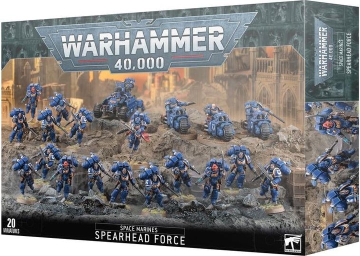 Produktbild Games Workshop Warhammer 40k - Battleforce 2023 Space Marines : Force Fer de Lance (Kunststoff)
