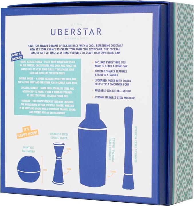 Immagine prodotto Uberstar Set da cocktail Premium Master Silver (Set da cocktail)