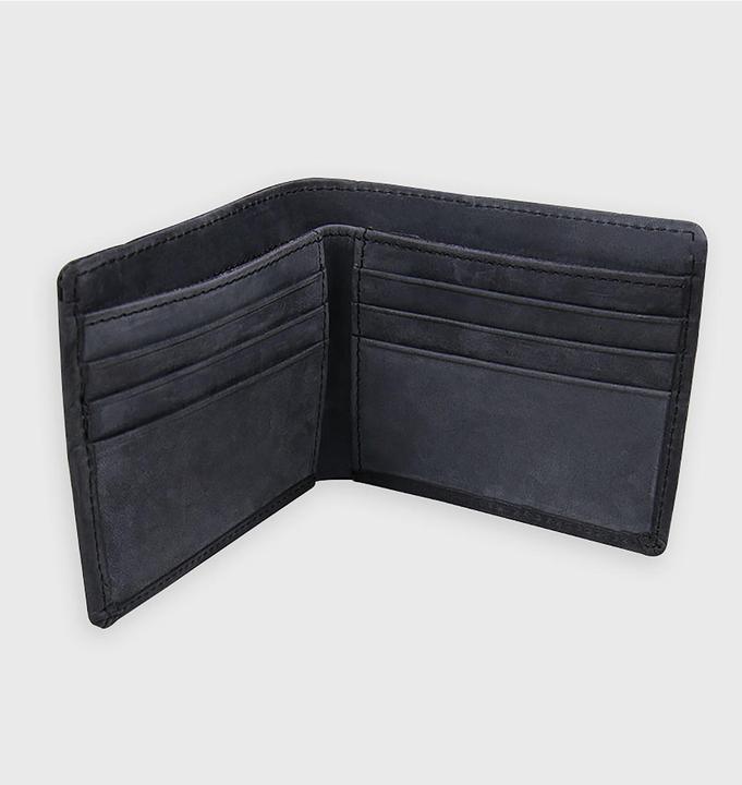Actual product image Carhartt Portfel Saddle Leather Bifold BLACK