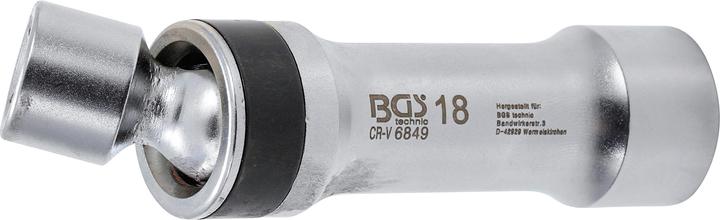 Actual product image BGS Spark Plug Socket, 12-point, with Retaining Spring | 10 mm (3/8") Drive | 18 mm