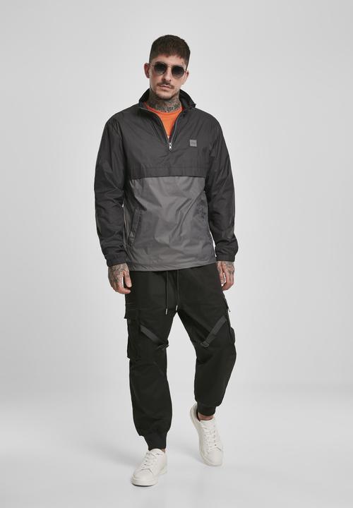 Actual product image Urban Classics Stand Up Collar Pull Over Jacket (S)