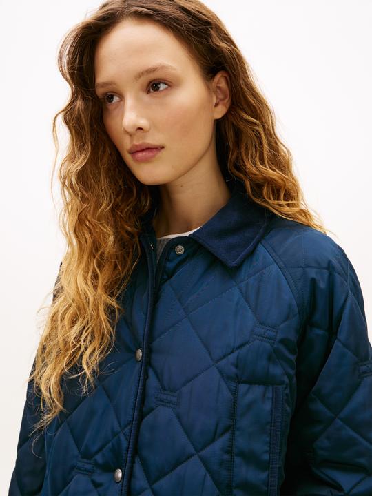 Actual product image Tommy Hilfiger Padded Flag Quilted Coat (S)