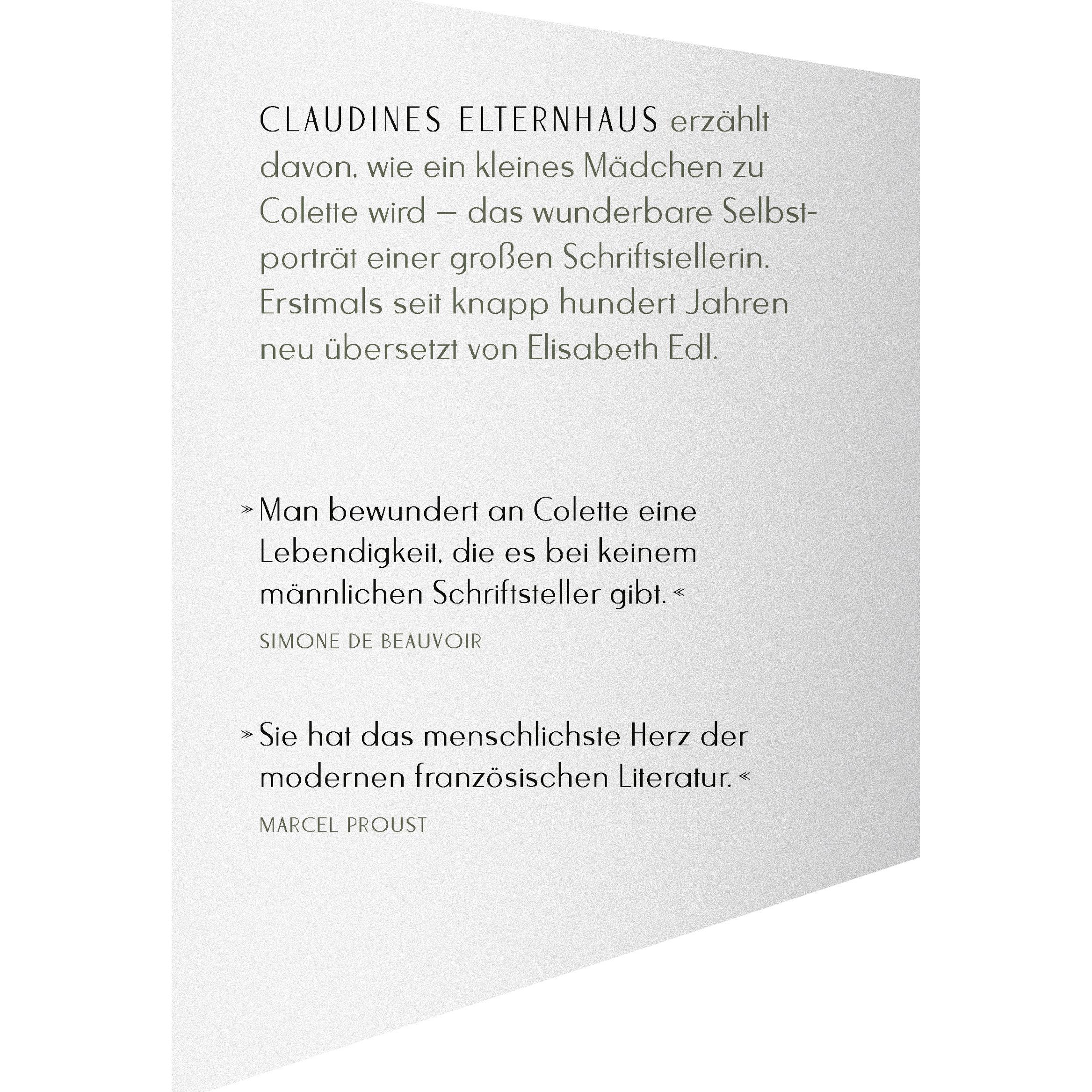 Thumbnail - Claudines Elternhaus, Belletristik von Colette