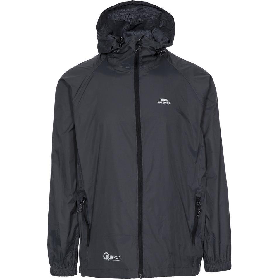 Trespass, Damen, Jacke, QIKPAC Unisex Regenjacke (XS), Grau, XS