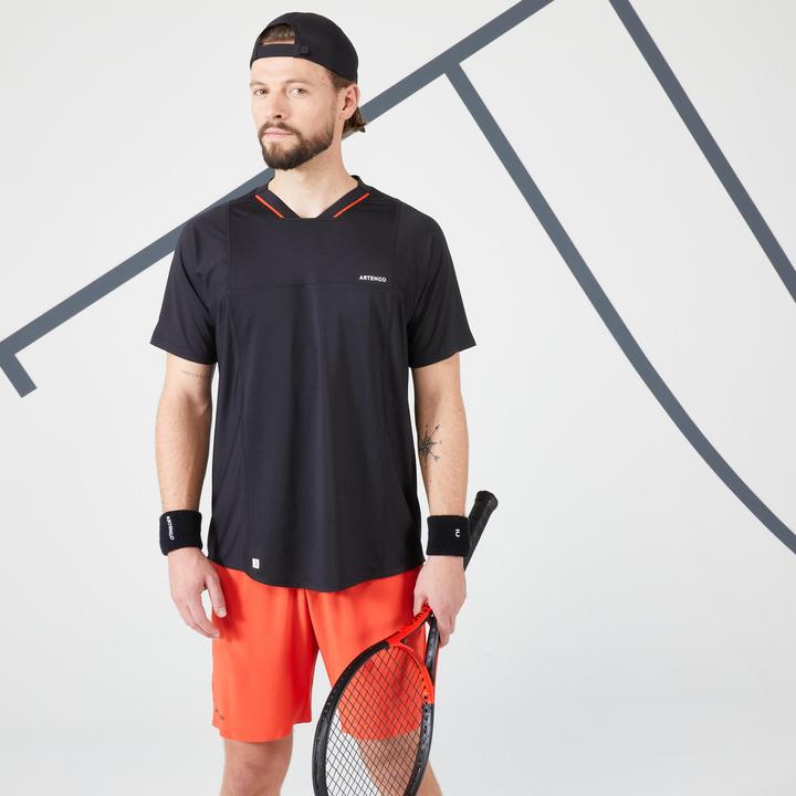 Produktbild Artengo Tennis T-Shirt Dry+ V-Ausschnitt Polyester (M)
