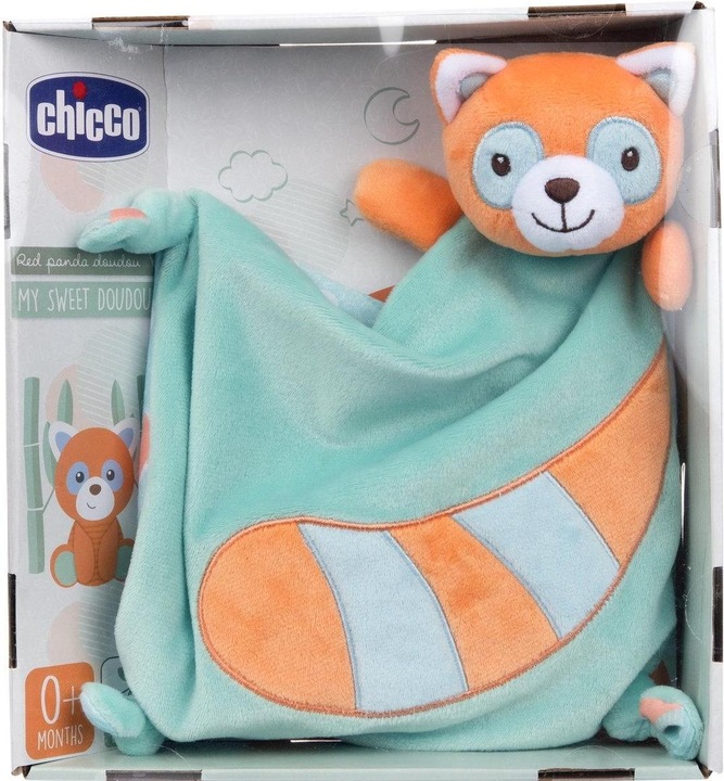 Immagine prodotto Chicco Panno di coccole Panda rosso Doudou Peluche