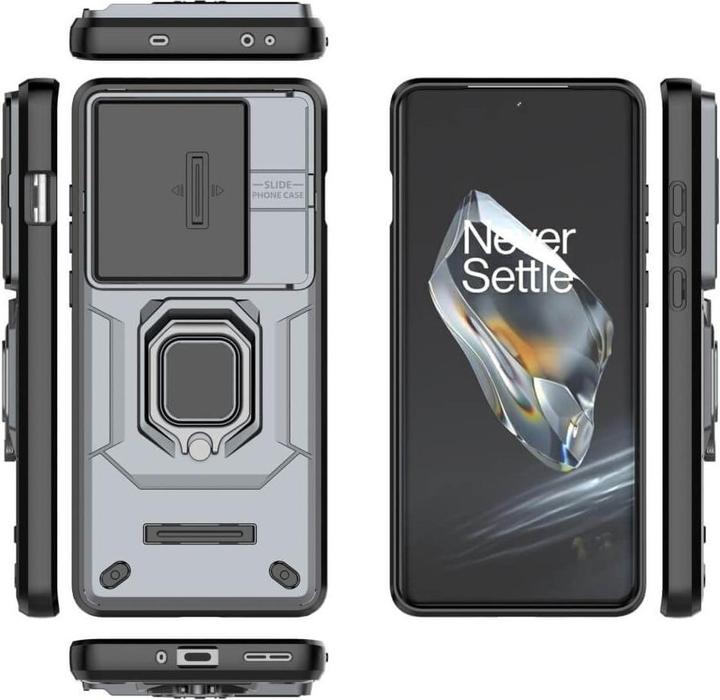 Produktbild Cover-Discount OnePlus 12 - Armor Case mit Kickstand grau (OnePlus 12)