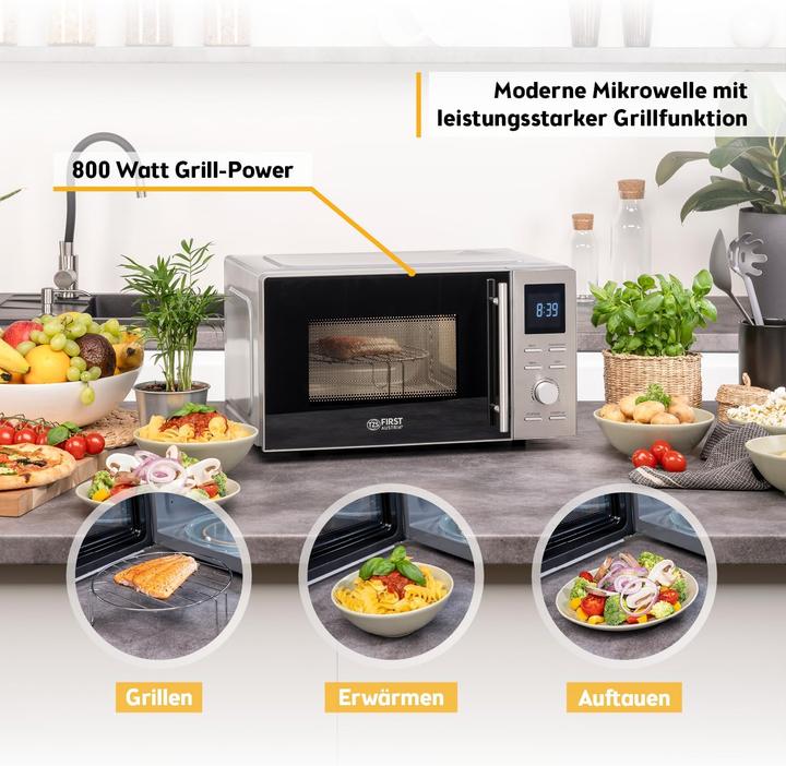 Actual product image TZS First Austria 2-in-1 microwave with grill (20 l)