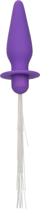 Actual product image CalExotics Southern Lights Light Up Luminous Anal Plug 10 Vibrations Silicone Purple