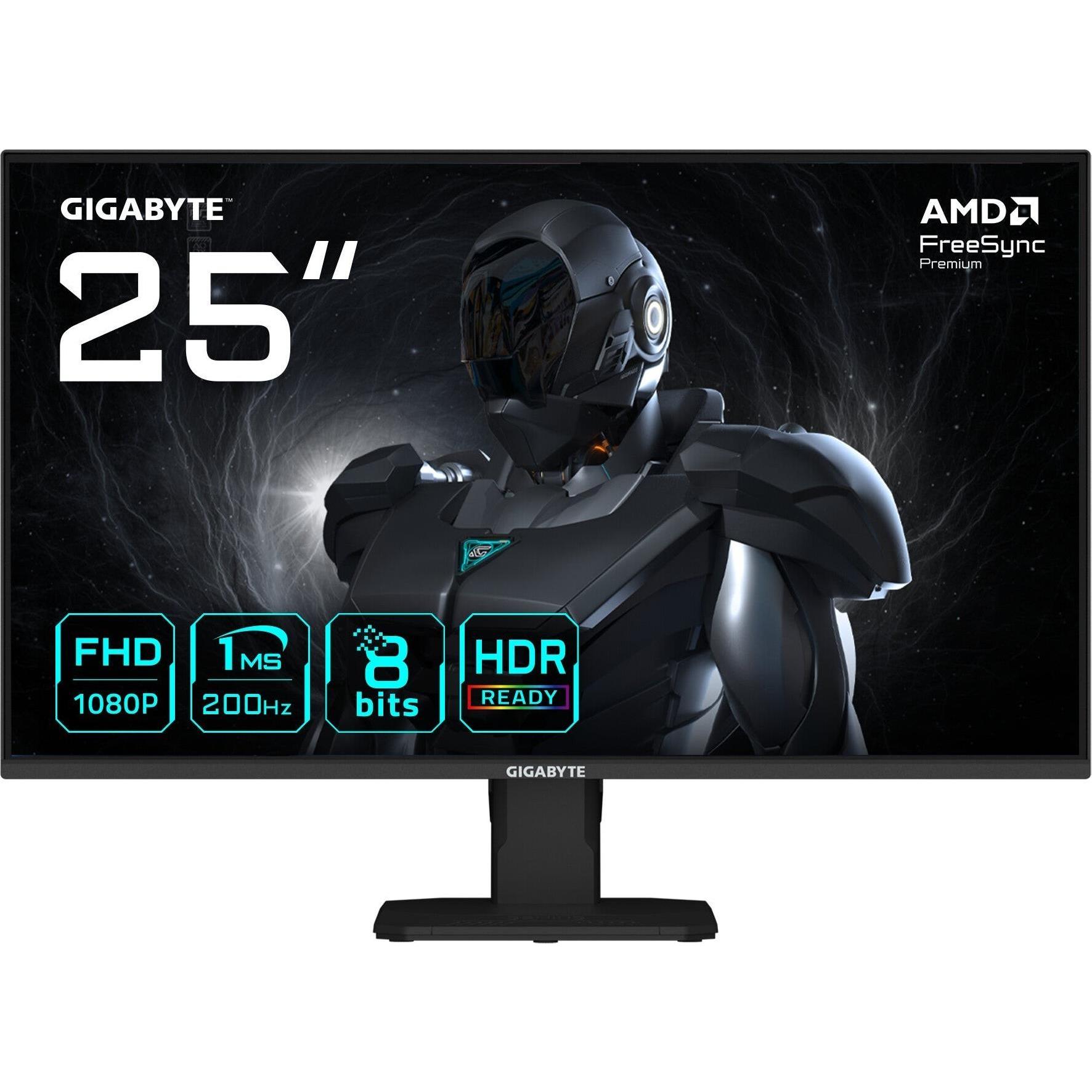 Gigabyte GS25F2 (1920 x 1080 Pixel, 24.50"), Monitor, Schwarz
