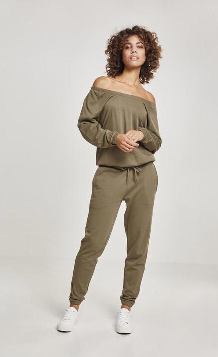 Actual product image Urban Classics Ladies Cold Shoulder Terry Jumpsuit (M)