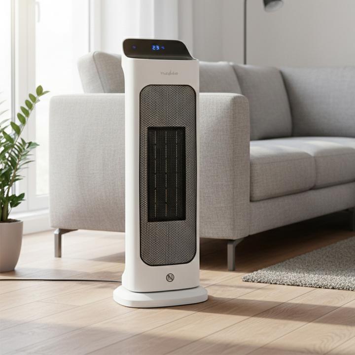 Actual product image Nedis SmartLife ceramic PTC fan heater | Wi-Fi | 2000 W | 2 heat settings | oscillation | display (2000 W)