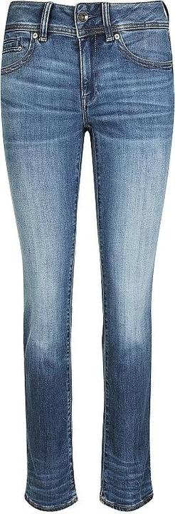 Produktbild G-Star Midge Zip Mid Straight Jeans medium indigo aged (W27/L32)