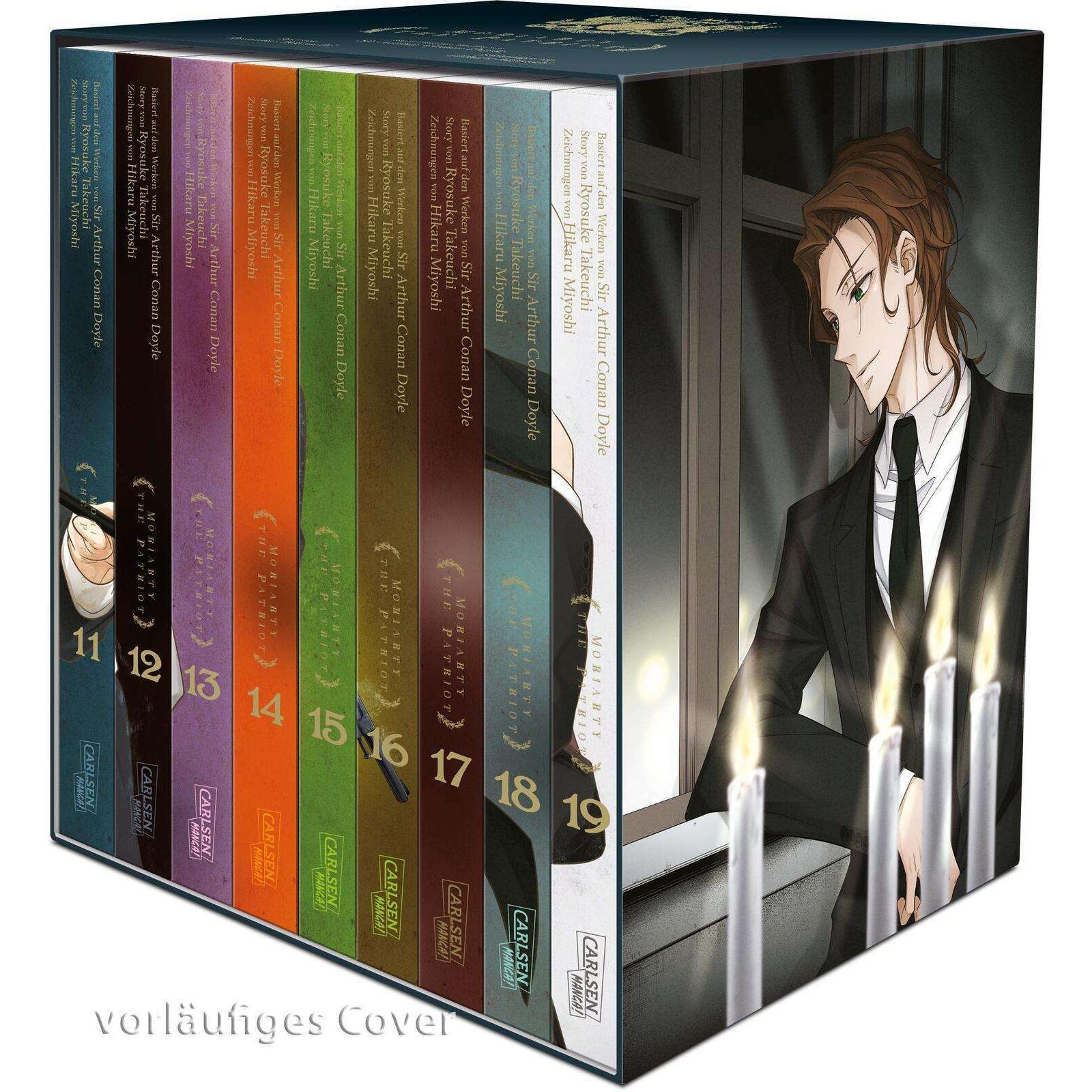 Moriarty the Patriot, Band 11-19 im Sammelschuber mit Extra, Belletristik von Ryosuke Takeuchi, Hikaru Miyoshi