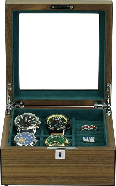 Produktbild Rothenschild Uhrenbox RS-3035-BL für 5 Uhren schwarz