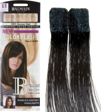 Balmain CF 25 cm dark espresso Color Flash human hair (Dark expresso, 25 cm)
