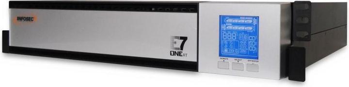 Actual product image Infosec UPS E7 ONE RT 2000 VA (2000 VA, 2000 W, Online double converter UPS)