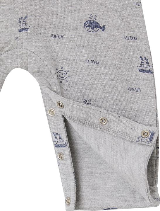 Produktbild Vertbaudet Baby Sweat-Latzhose, maritimer Print (62)