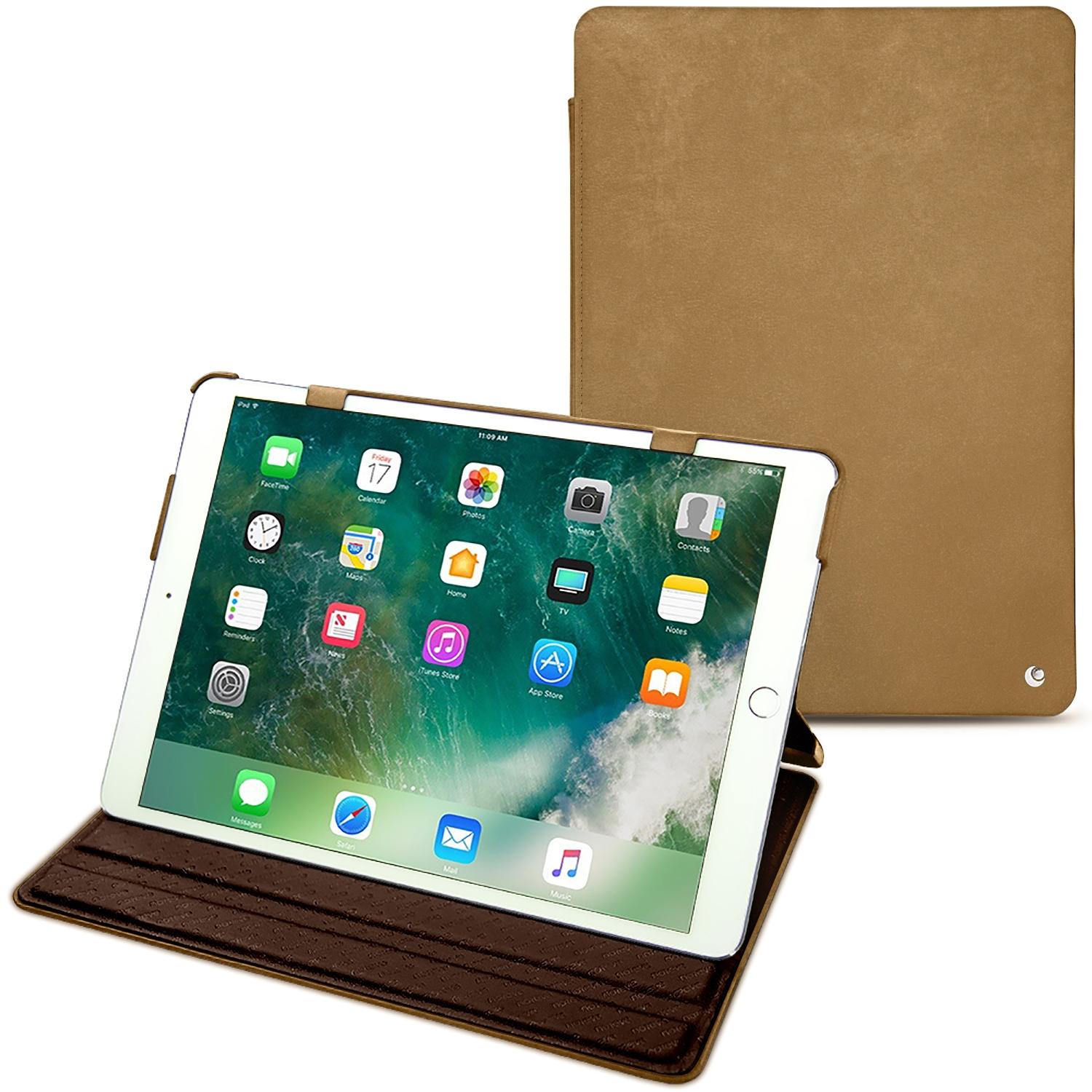 Thumbnail - Noreve Lederschutzhülle horizontal (iPad Pro 10.5), Tablet Hülle, Braun