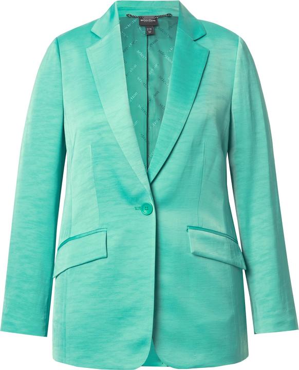 Immagine prodotto Ulla Popken Blazer con revers, abbottonatura e texture (44)