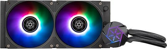Actual product image Silverstone SST-VD240W-SLIM - High Performance slim All-In-One Liquid Cooler, Dual Adjustable 120mm