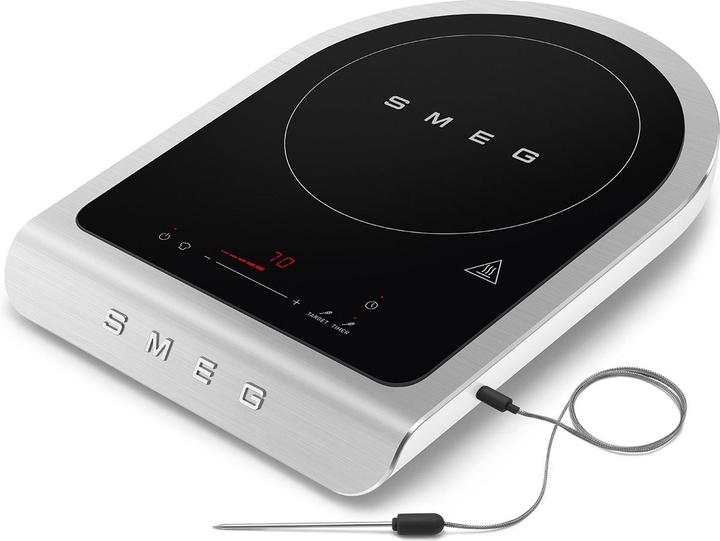 Immagine prodotto Smeg PIC01WHMEU Piano cottura a induzione da tavolo, bianco, alluminio
