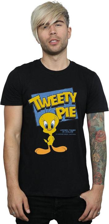 Actual product image Looney Tunes Mens Classic Tweety Cotton T-Shirt (L)