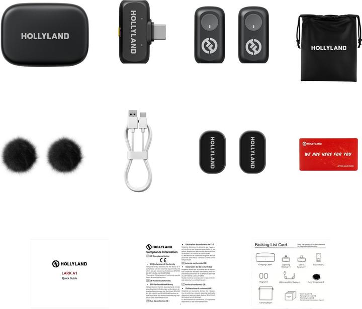 Produktbild Hollyland Lark A1 Duo - Type-C (with Charging Case)