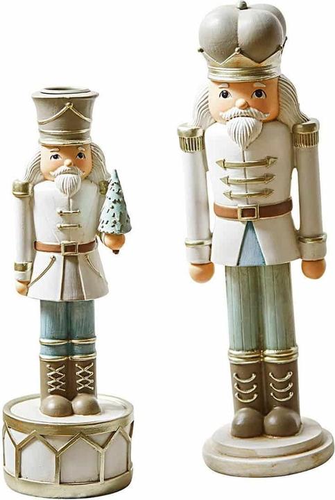 Actual product image Loberon Decorative Nutcracker with Candlestick Ellicott colourful