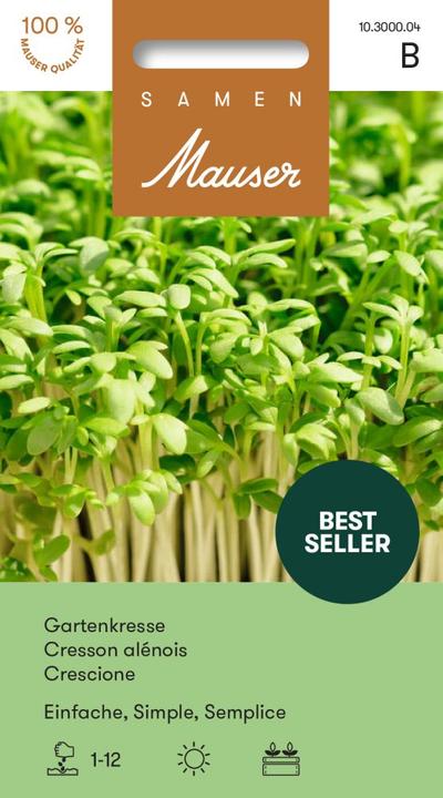 Image du produit Samen Mauser Cresson de jardin, simple (Graines d'herbes aromatiques)